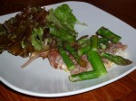 Cod with Prosciutto and Asparagus