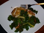 Snapper with rutabaga puree and chard