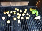 Grilling tomatillos