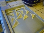 Fold the raviolis