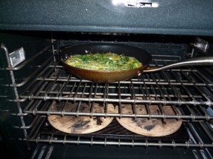 Frittata in the oven