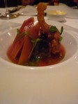 Poularde with Rhubarb and Chicken Foot