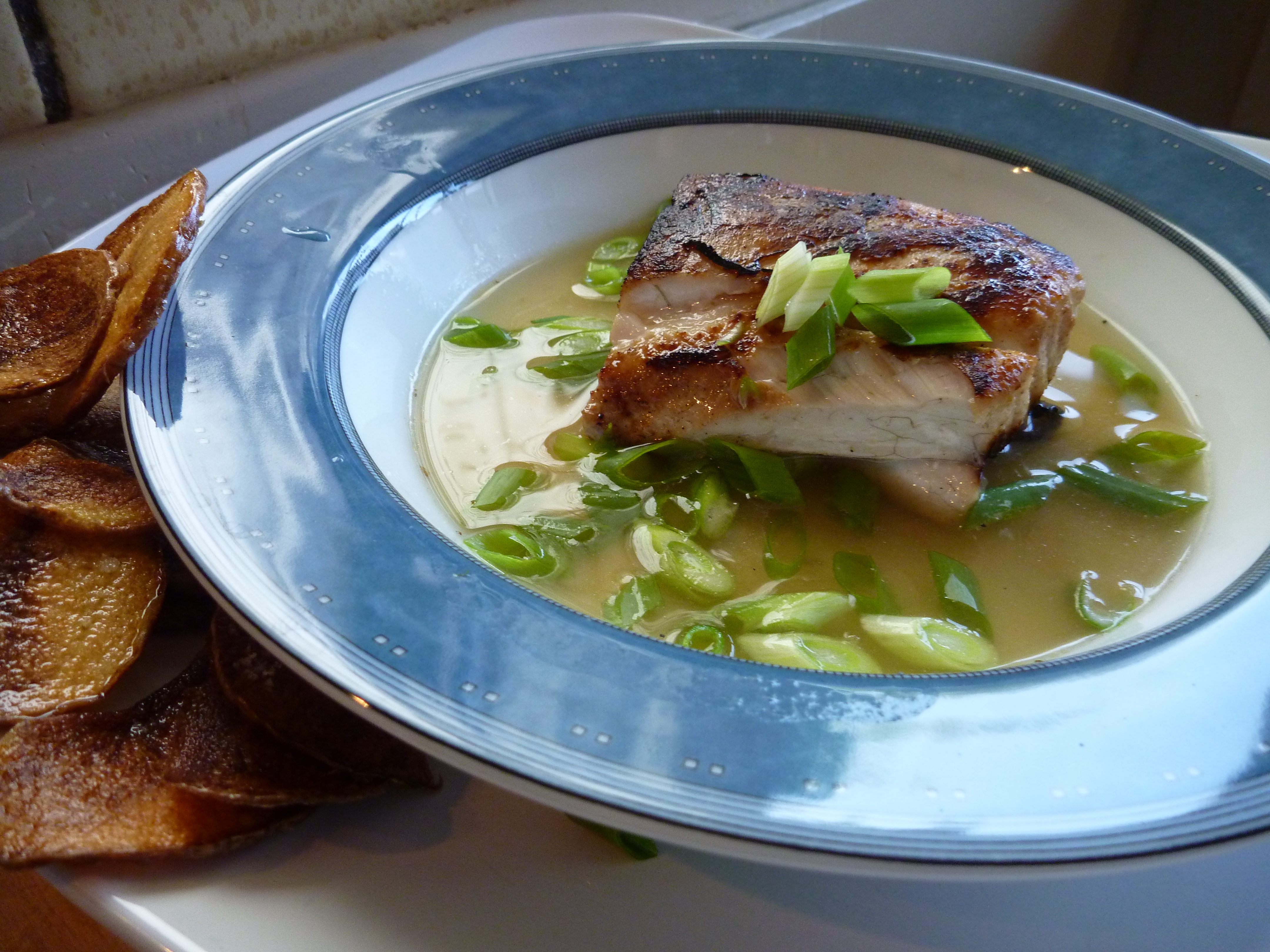 White Sea Bass in Broth