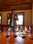 Christopher Watkins explaining the jazz-wine relationship