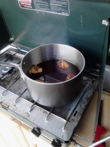 Making Dashi broth