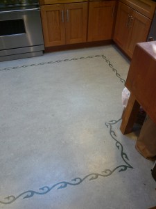 Gorgeous Marmoleum Floor After