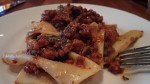 Handkerchief pasta and rustic pork ragu