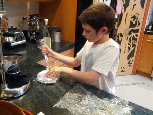 Making tortillas